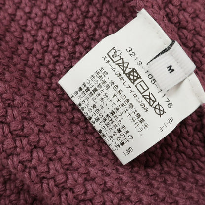 【中古】グリーンレーベルリラクシング green label relaxing ミドルゲージコットン プルオーバーニット パープル【 M 】【 状態ランクB 】【 メンズ 】
