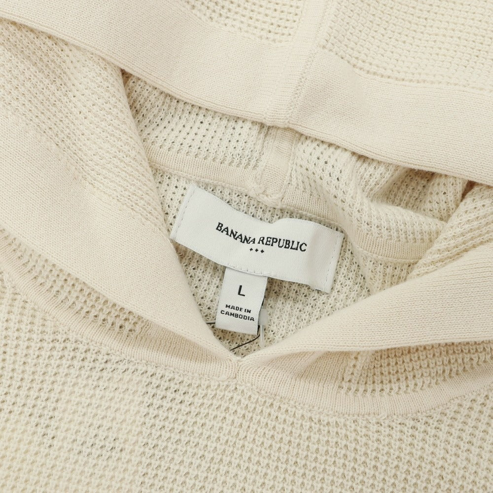 [Used] [Unused] Banana Republic Cotton Pullover Knit Hoodie Beige [L] [Condition Rank S] [Men&