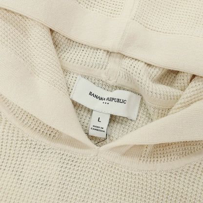 [Used] [Unused] Banana Republic Cotton Pullover Knit Hoodie Beige [L] [Condition Rank S] [Men&