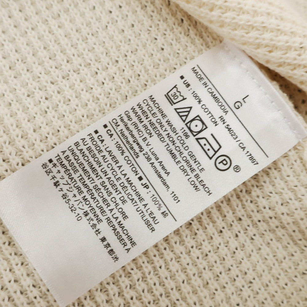 [Used] [Unused] Banana Republic Cotton Pullover Knit Hoodie Beige [L] [Condition Rank S] [Men&