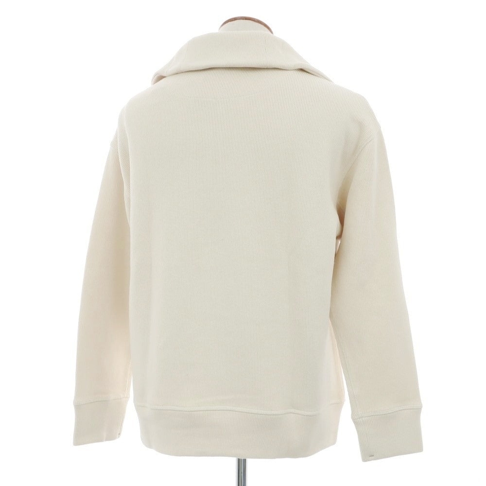 [Used] [Unused] Banana Republic High Gauge Cotton Half Zip Knit Off White [L] [Condition Rank S] [Men&