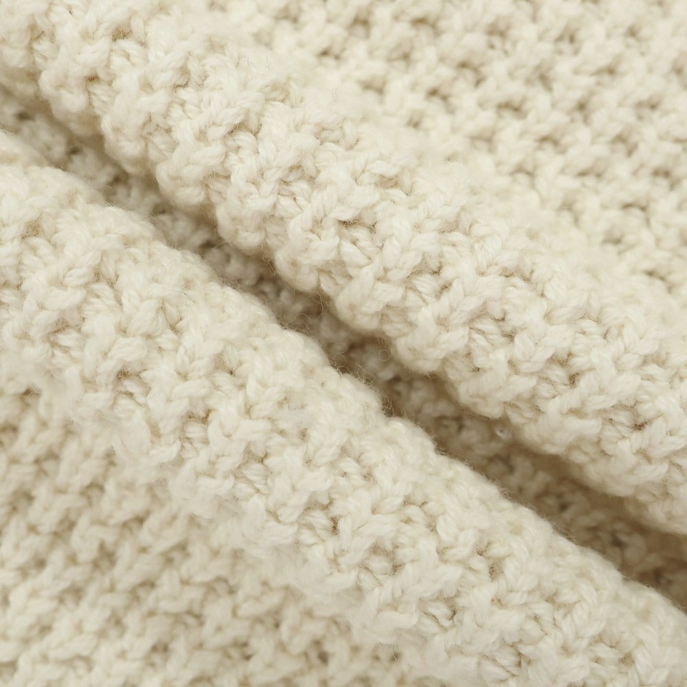 [Used] [Unused] Banana Republic Low Gauge Cotton Nylon Wool Pullover Knit Off White [XL] [Condition Rank S] [Men&