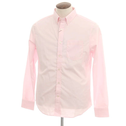 【中古】【未使用】バナナリパブリック Banana Republic ストレッチ コットンポリエステル ボタンダウン ドレスシャツ ピンク【 L 】【 状態ランクS 】【 メンズ 】