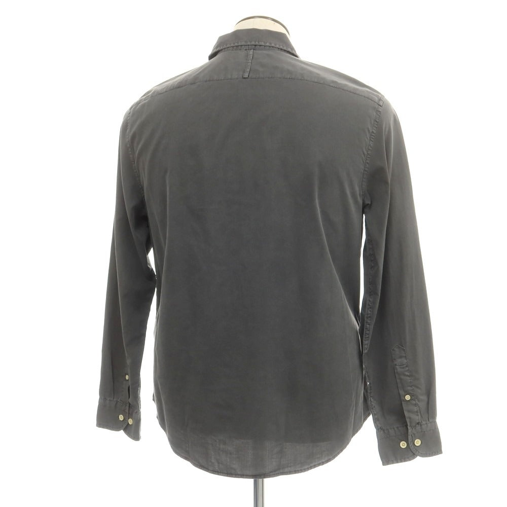 【中古】【未使用】バナナリパブリック Banana Republic コットン レギュラーカラー カジュアルシャツ グレー【 L 】【 状態ランクS 】【 メンズ 】