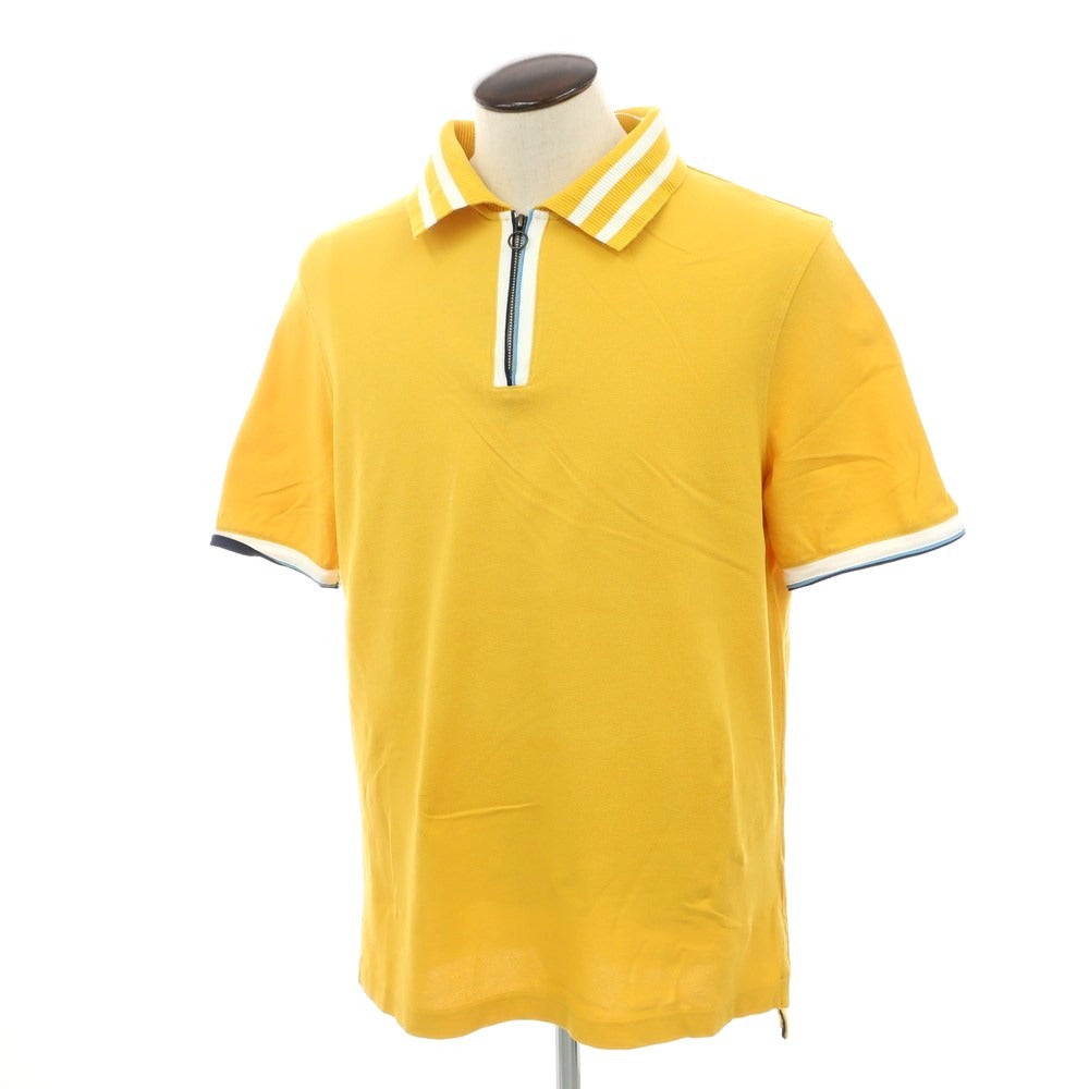 [Used] Banana Republic Cotton Short Sleeve Polo Shirt Yellow [L] [Condition Rank B] [Men&