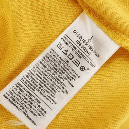 【中古】バナナリパブリック Banana Republic コットン 半袖ポロシャツ イエロー【 Ｌ 】【 状態ランクB 】【 メンズ 】