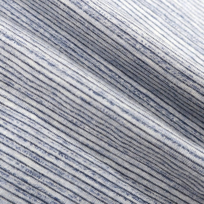 【中古】【未使用】ヒューゴボス HUGO BOSS コットン ボーダー 半袖ポロシャツ ブルー系【 M 】【 状態ランクS 】【 メンズ 】