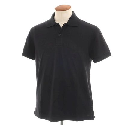 【中古】ヒューゴボス HUGO BOSS ピマコットン 半袖ポロシャツ ブラック【 M 】【 状態ランクA 】【 メンズ 】