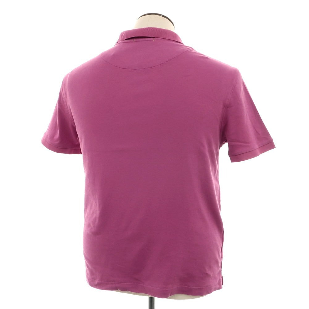 【中古】バナナリパブリック Banana Republic コットン 半袖ポロシャツ パープル【 L 】【 状態ランクB 】【 メンズ 】
