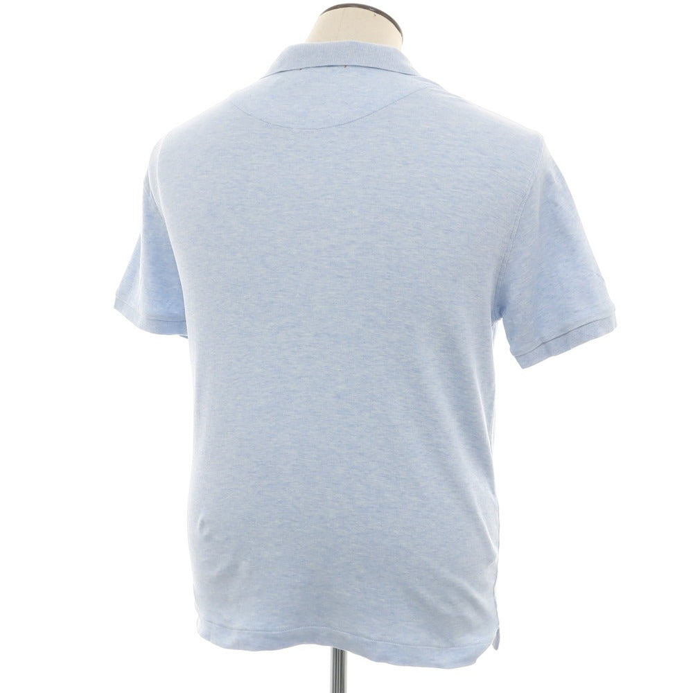 【中古】バナナリパブリック Banana Republic コットン 半袖ポロシャツ ライトブルー【 L 】【 状態ランクB 】【 メンズ 】