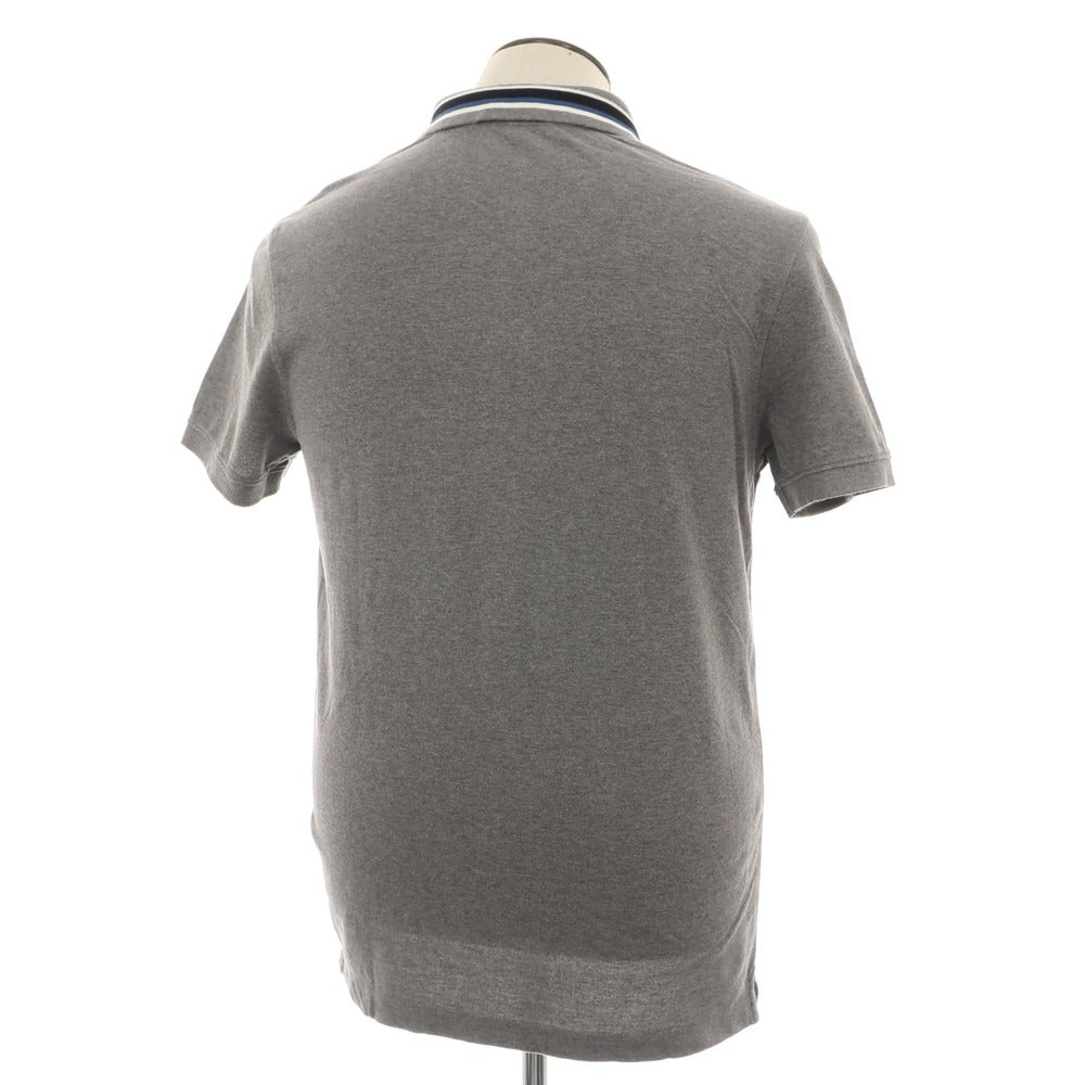 【中古】バナナリパブリック Banana Republic コットン 鹿の子 半袖ポロシャツ グレー【 L 】【 状態ランクB 】【 メンズ 】