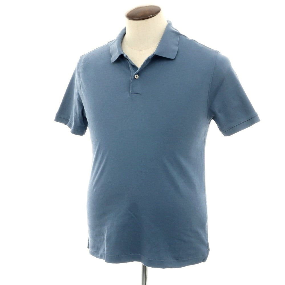 【中古】バナナリパブリック Banana Republic コットン 半袖ポロシャツ ダスティブルー【 L 】【 状態ランクB 】【 メンズ 】