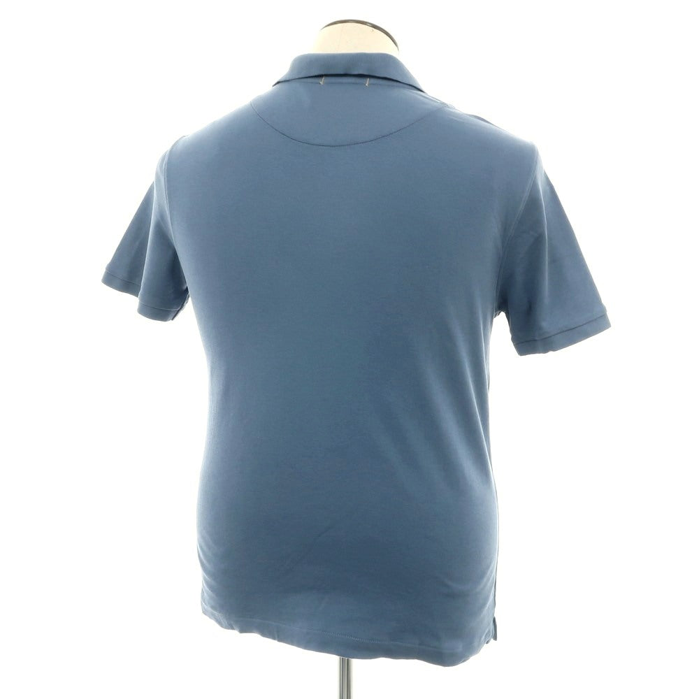 【中古】バナナリパブリック Banana Republic コットン 半袖ポロシャツ ダスティブルー【 L 】【 状態ランクB 】【 メンズ 】