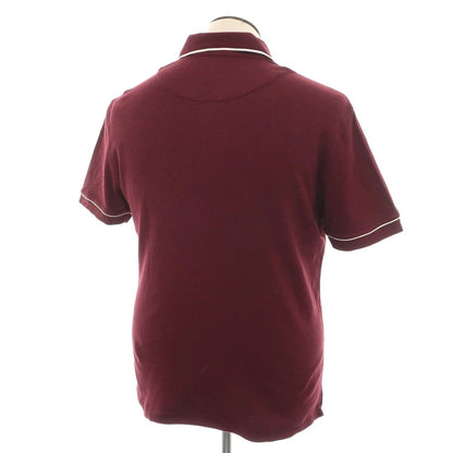 【中古】バナナリパブリック Banana Republic コットン 半袖ポロシャツ ボルドー【 L 】【 状態ランクB 】【 メンズ 】
