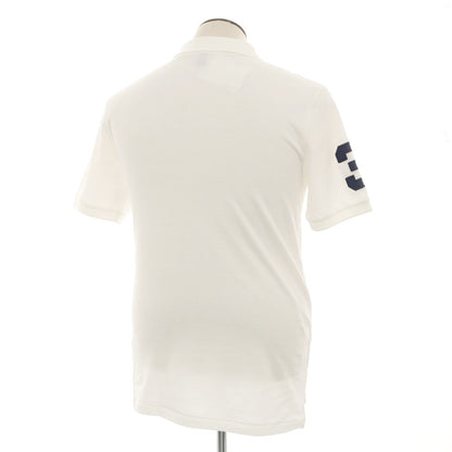 【中古】ポロ ラルフローレン Polo Ralph Lauren コットン 鹿の子 半袖ポロシャツ ホワイト【 XL（18-20） 】【 状態ランクA 】【 メンズ 】