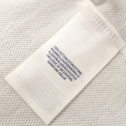 【中古】ポロ ラルフローレン Polo Ralph Lauren コットン 鹿の子 半袖ポロシャツ ホワイト【 XL（18-20） 】【 状態ランクA 】【 メンズ 】