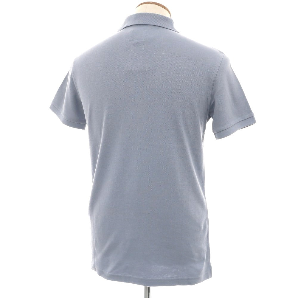 【中古】【未使用】アルマーニ コレッツォーニ ARMANI COLLEZIONI コットン 半袖ポロシャツ ブルーグレー【 M 】【 状態ランクS 】【 メンズ 】