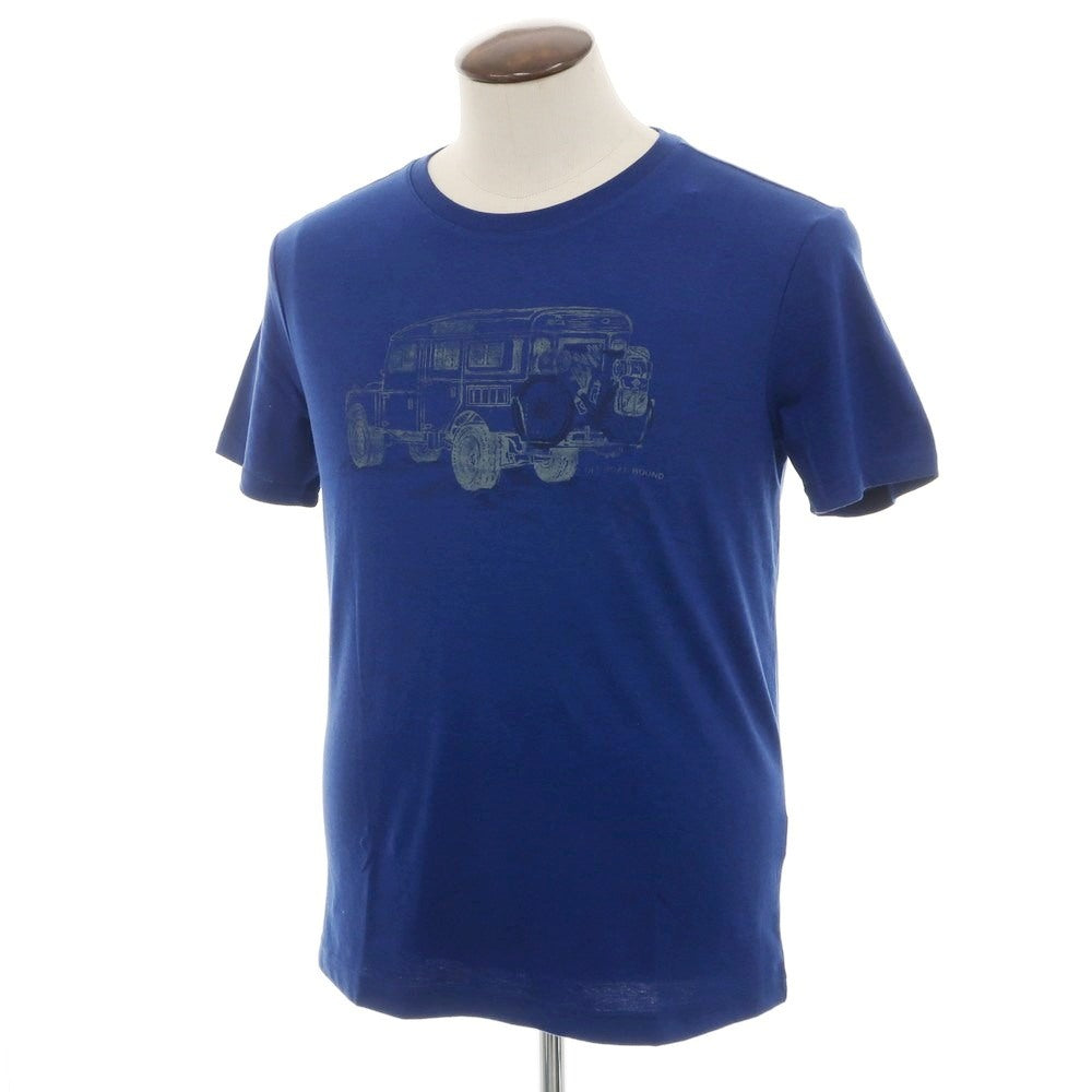【中古】【未使用】バナナリパブリック Banana Republic コットンポリエステル クルーネック 半袖Ｔシャツ ダークブルー【 L 】【 状態ランクS 】【 メンズ 】