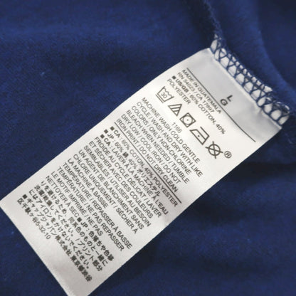 【中古】【未使用】バナナリパブリック Banana Republic コットンポリエステル クルーネック 半袖Ｔシャツ ダークブルー【 L 】【 状態ランクS 】【 メンズ 】