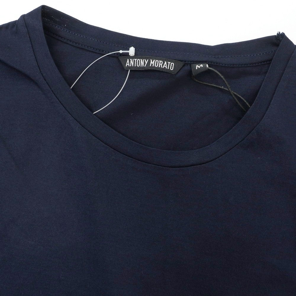 【中古】【未使用】アントニー モラート ANTONY MORATO コットン クルーネック 半袖Ｔシャツ ネイビー【 M 】【 状態ランクS 】【 メンズ 】
