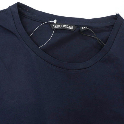 【中古】【未使用】アントニー モラート ANTONY MORATO コットン クルーネック 半袖Ｔシャツ ネイビー【 M 】【 状態ランクS 】【 メンズ 】
