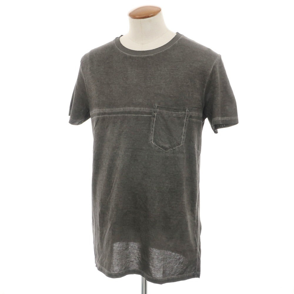 【中古】【未使用】アントニー モラート ANTONY MORATO コットン クルーネック ポケット 半袖Ｔシャツ ダークグレー【 M 】【 状態ランクS 】【 メンズ 】