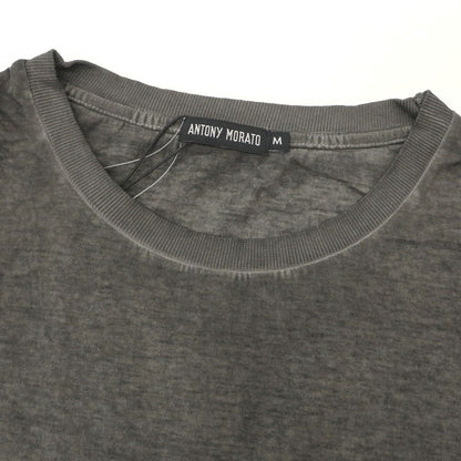 【中古】【未使用】アントニー モラート ANTONY MORATO コットン クルーネック ポケット 半袖Ｔシャツ ダークグレー【 M 】【 状態ランクS 】【 メンズ 】