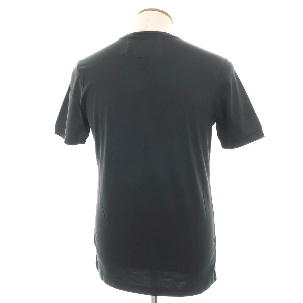 【中古】ハイドロゲン HYDROGEN コットン クルーネック ポケット 半袖Ｔシャツ ブラック【 M 】【 状態ランクA 】【 メンズ 】