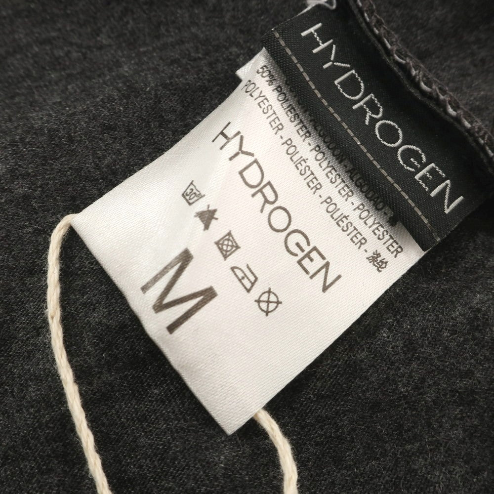 【中古】ハイドロゲン HYDROGEN コットンポリエステル カモフラ クルーネック 半袖Ｔシャツ ダークグレーxブラック【 M 】【 状態ランクA 】【 メンズ 】