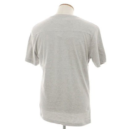 【中古】ハイドロゲン HYDROGEN コットン Vネック 半袖Ｔシャツ ライトグレー【 M 】【 状態ランクA 】【 メンズ 】