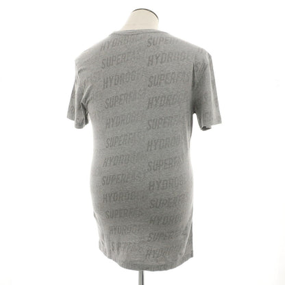 【中古】ハイドロゲン HYDROGEN コットン クルーネック 半袖Ｔシャツ グレー【 L 】【 状態ランクB 】【 メンズ 】