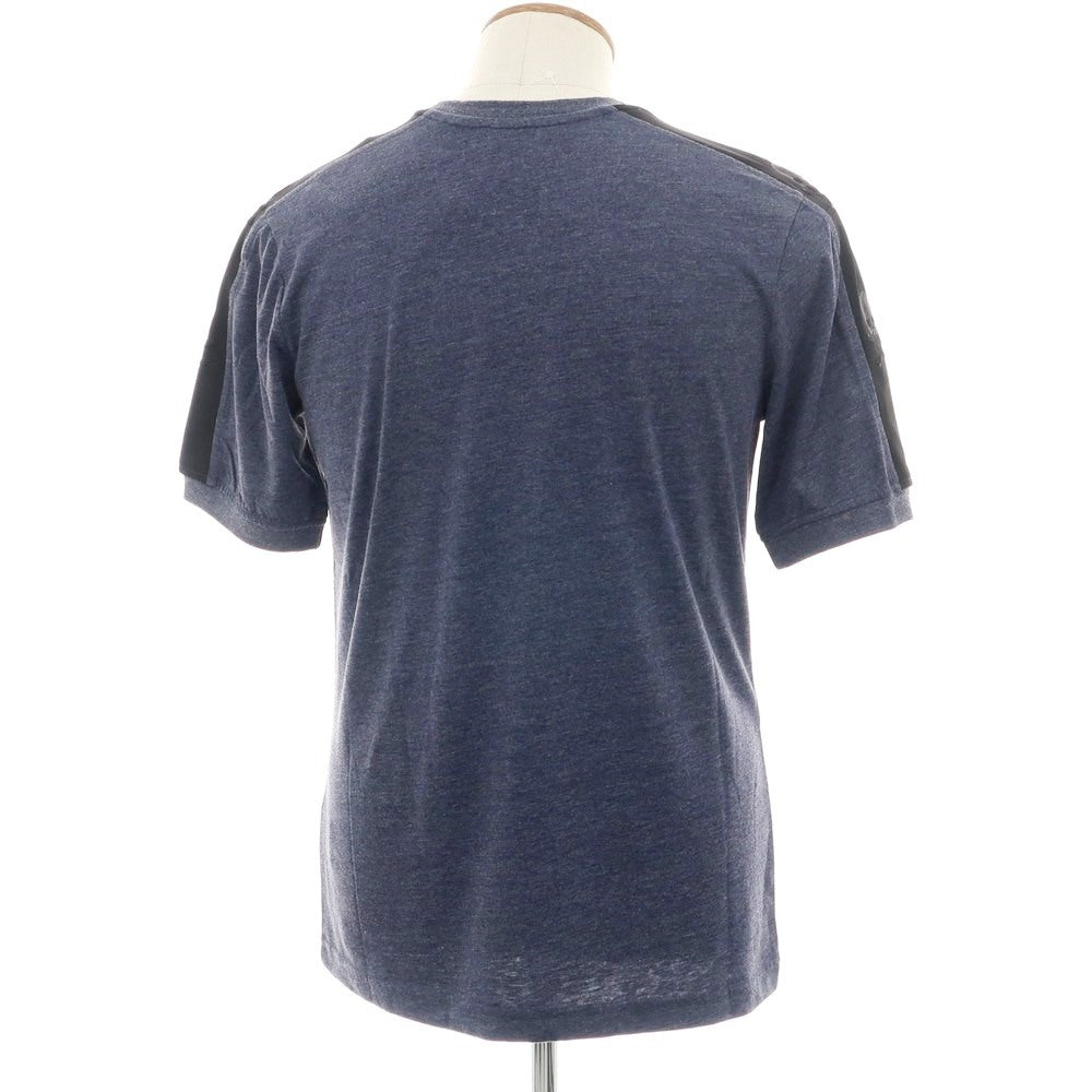 【中古】ハイドロゲン HYDROGEN コットンポリエステル クルーネック 半袖Ｔシャツ ネイビー【 M 】【 状態ランクA 】【 メンズ 】
