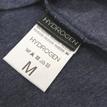 【中古】ハイドロゲン HYDROGEN コットンポリエステル クルーネック 半袖Ｔシャツ ネイビー【 M 】【 状態ランクA 】【 メンズ 】