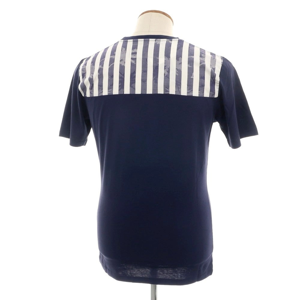 【中古】ハイドロゲン HYDROGEN コットン クルーネック ポケット 半袖Ｔシャツ ネイビー【 M 】【 状態ランクA 】【 メンズ 】