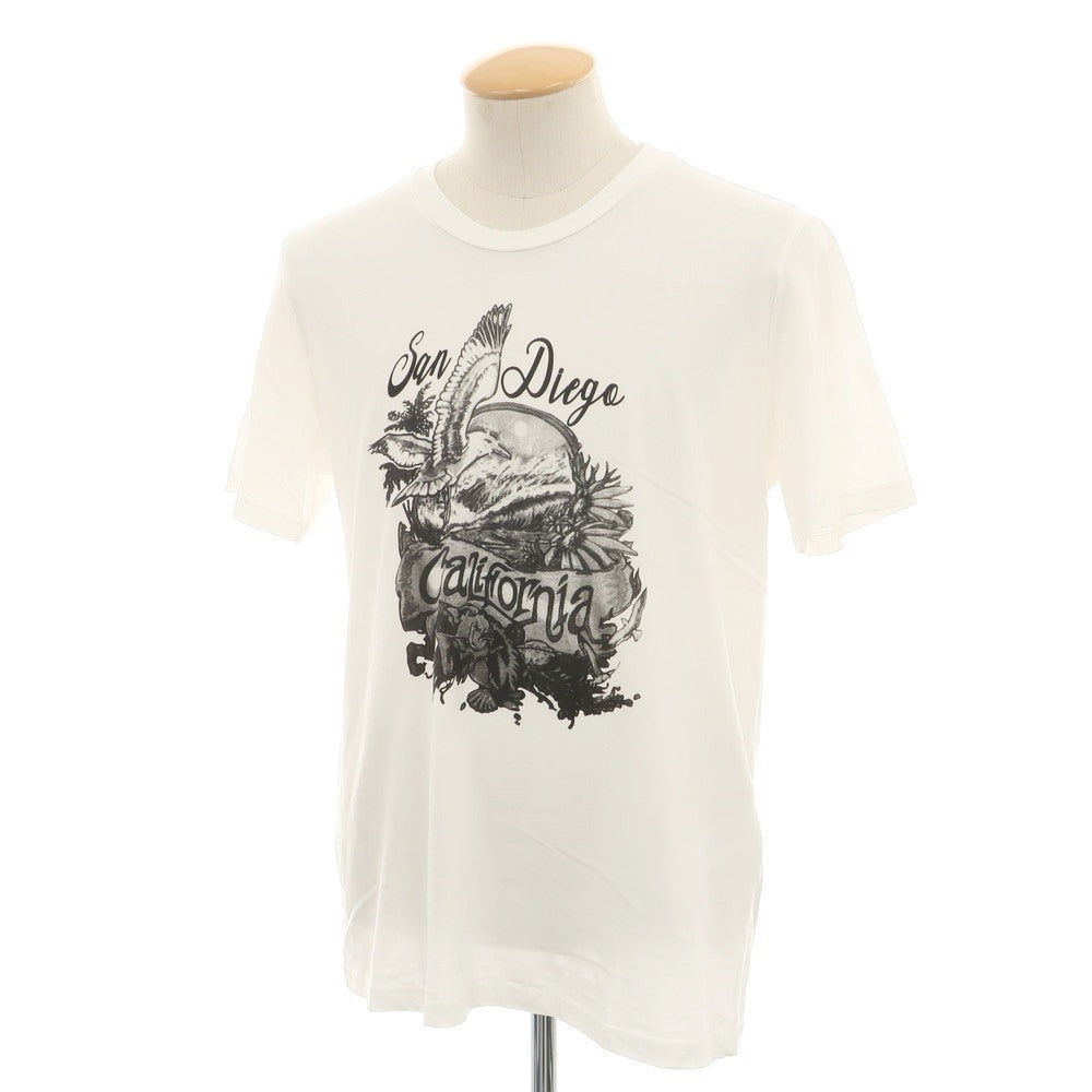 【中古】デパートメントファイブ Department5 コットン クルーネック 半袖Ｔシャツ ホワイト【 S 】【 状態ランクA 】【 メンズ 】