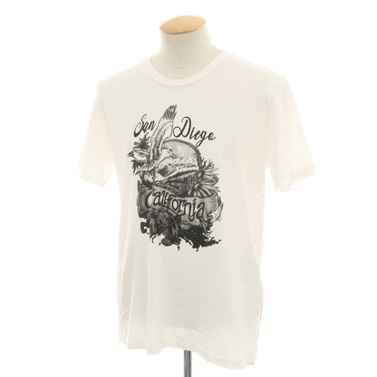 【中古】デパートメントファイブ Department5 コットン クルーネック 半袖Ｔシャツ ホワイト【 S 】【 状態ランクA 】【 メンズ 】