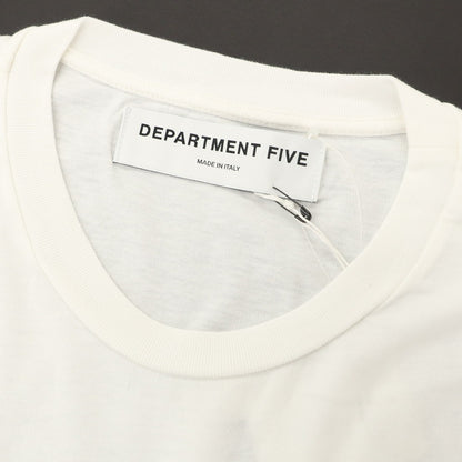 【中古】デパートメントファイブ Department5 コットン クルーネック 半袖Ｔシャツ ホワイト【 S 】【 状態ランクA 】【 メンズ 】