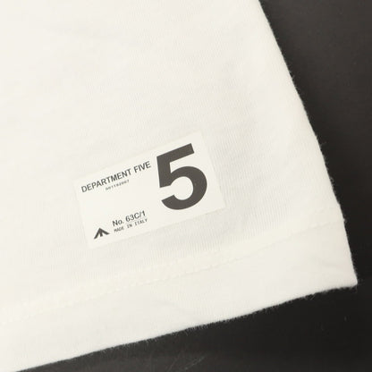 【中古】デパートメントファイブ Department5 コットン クルーネック 半袖Ｔシャツ ホワイト【 S 】【 状態ランクA 】【 メンズ 】