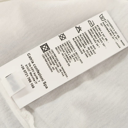 【中古】デパートメントファイブ Department5 コットン クルーネック 半袖Ｔシャツ ホワイト【 S 】【 状態ランクA 】【 メンズ 】