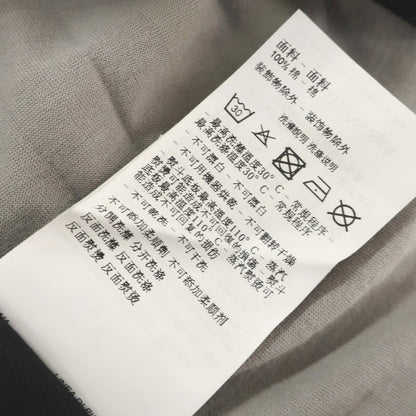 【中古】【未使用】エンポリオ アルマーニ EMPORIO ARMANI コットン クルーネック 半袖Ｔシャツ ブラック【 S 】【 状態ランクS 】【 メンズ 】