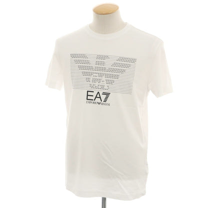 【中古】【未使用】エンポリオ アルマーニ EMPORIO ARMANI コットン クルーネック 半袖Ｔシャツ ホワイト【 S 】【 状態ランクS 】【 メンズ 】