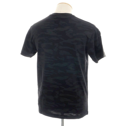 【中古】【未使用】エンポリオ アルマーニ EMPORIO ARMANI コットン カモフラ クルーネック 半袖Ｔシャツ ブラックxチャコール【 S 】【 状態ランクS 】【 メンズ 】