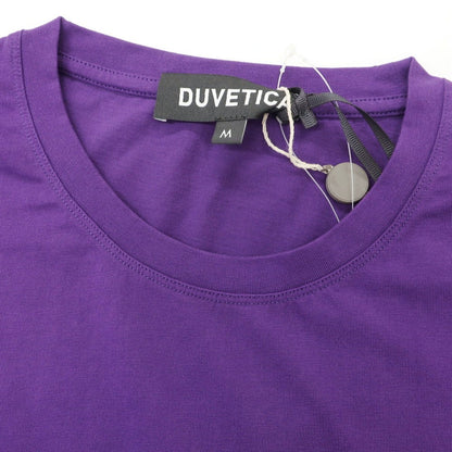 【中古】【未使用】デュベティカ DUVETICA コットン クルーネック 半袖Ｔシャツ パープル【 M 】【 状態ランクS 】【 メンズ 】