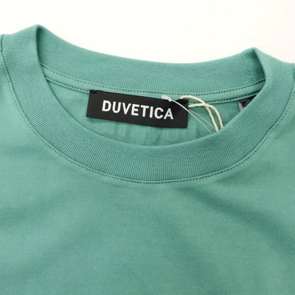 【中古】【未使用】デュベティカ DUVETICA コットン クルーネック 半袖Ｔシャツ グリーン系【 50 】【 状態ランクS 】【 メンズ 】