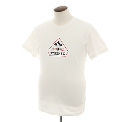 【中古】ピレネックス Pyrenex ストレッチ コットン クルーネック 半袖Ｔシャツ ホワイト【 L 】【 状態ランクA 】【 メンズ 】