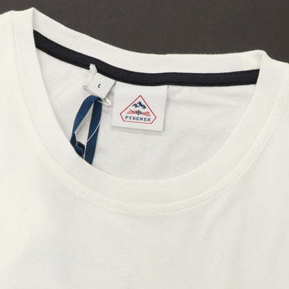 【中古】ピレネックス Pyrenex ストレッチ コットン クルーネック 半袖Ｔシャツ ホワイト【 L 】【 状態ランクA 】【 メンズ 】