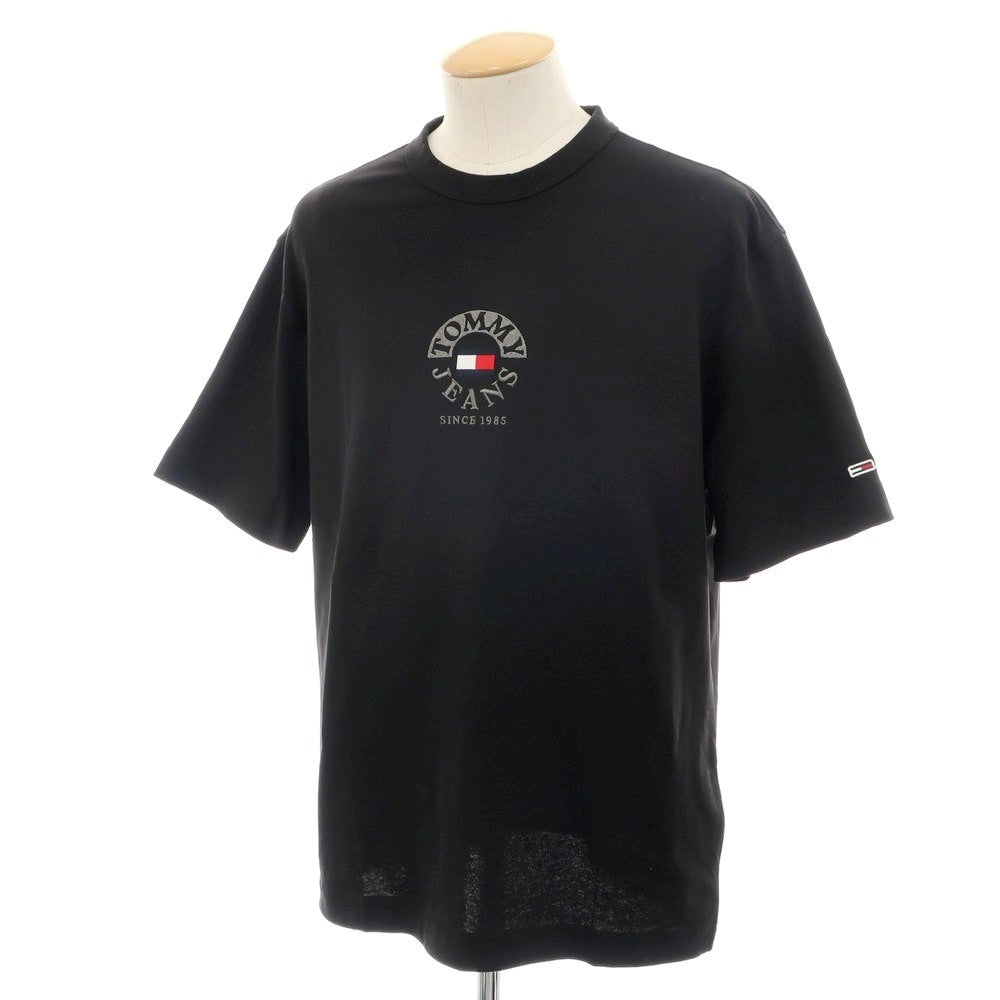 【中古】【未使用】トミー TOMMY コットン クルーネック 半袖Ｔシャツ ブラック【 S 】【 状態ランクS 】【 メンズ 】