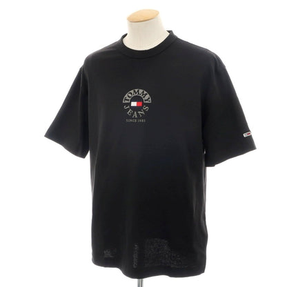 【中古】【未使用】トミー TOMMY コットン クルーネック 半袖Ｔシャツ ブラック【 S 】【 状態ランクS 】【 メンズ 】