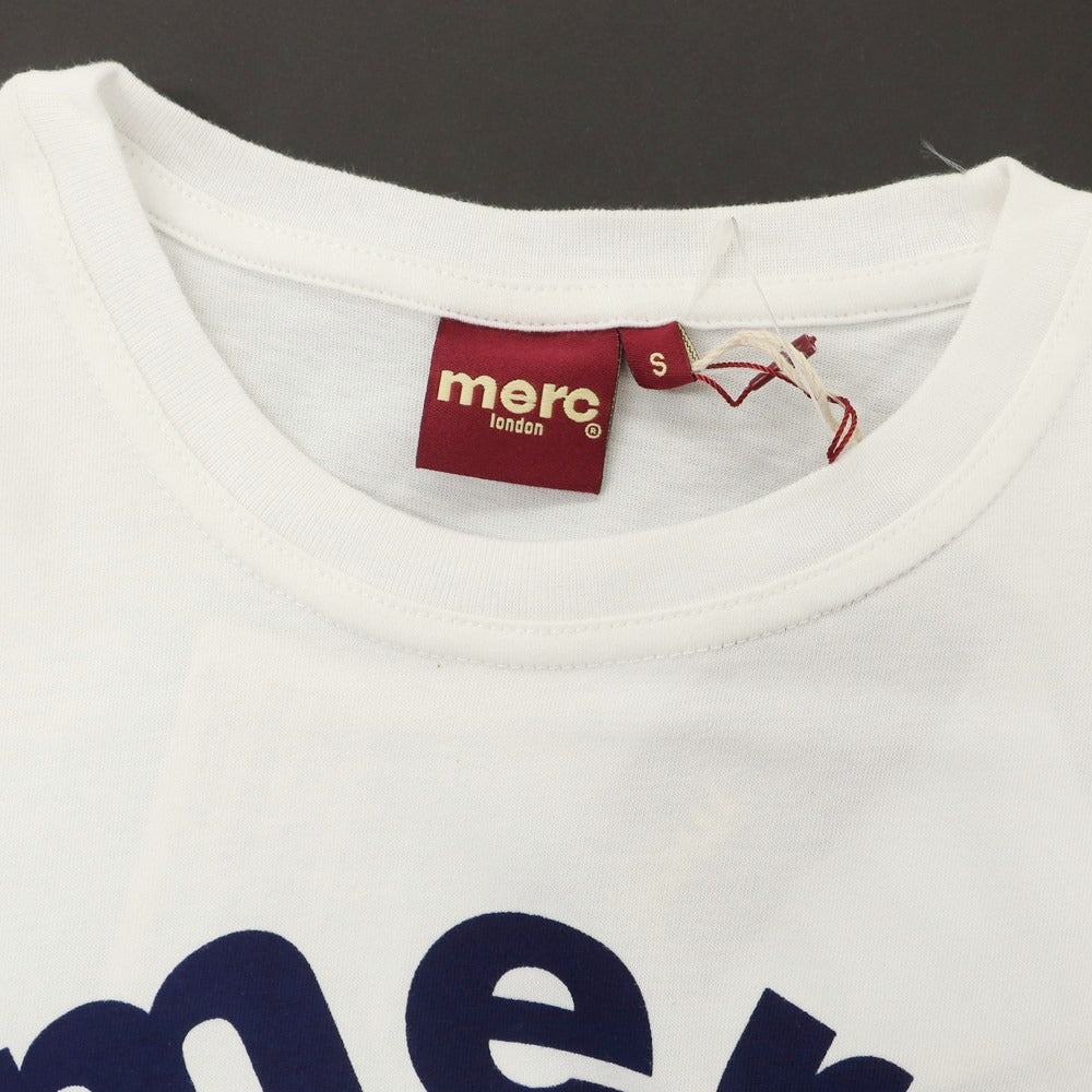 【中古】メルク ロンドン Merc London コットン クルーネック 半袖Ｔシャツ ホワイト【 S 】【 状態ランクB 】【 メンズ 】