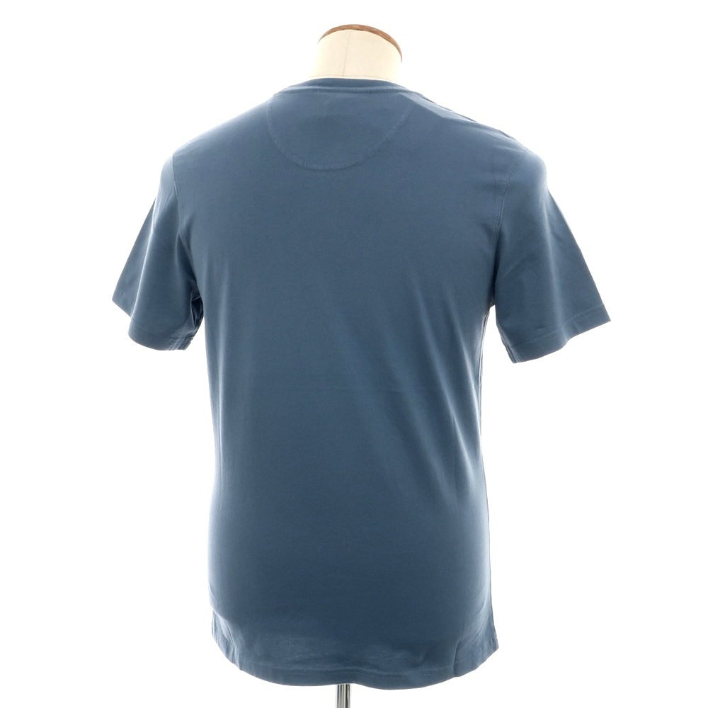 【中古】【未使用】バブアー Barbour コットン クルーネック 半袖Ｔシャツ ダスティブルー系【 M 】【 状態ランクS 】【 メンズ 】
